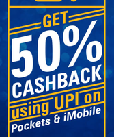 ICICI Bank - Pay Using UPI and Get 50% Cashback
