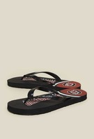 Zudio Black Thong Flip Flops