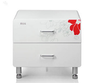 RoyalOak Aster Bedside Table with White Finish