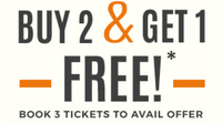Buy ​2​ XXX (Xander Cage) movie ticket​s​, and get 1 free