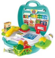 Toys Bhoomi Kids Bring Along Organic Products Shopping Suitcase Set - 23 Pieces 