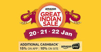Amazon Great Indian Sale (20th Jan to 22nd Jan 2017)