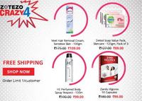 Zotezo Crazy 4 - Up to 80% off + Free Shipping on All Purchases