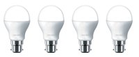 Solimo Base B22 9-Watt LED Bulb (Pack of 4, Cool Day Light)- 