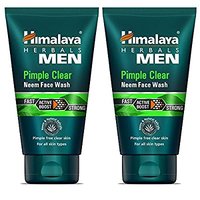 Himalaya Men Pimple Clear Neem Face Wash, 100ml (Pack of 2)