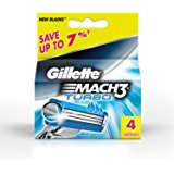 [Buy 1 Get 1 Free]Gillette Mach3 Turbo Refill - 4 Count