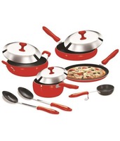 Crystal Apple Plus Non-Stick Cookware Set 10Pc