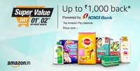 Amazon Super Value Days: Feb 1st & 2nd | Get up to Rs.1000 as Amazon Pay Balance