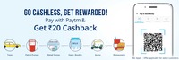 20 cashback at every tranction using paytm