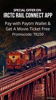 Pay through Paytm on IRCTC and get a free movie ticket