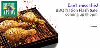 50% Off BBQ Nation - Flash Sale at 5pm Today