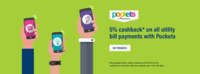 10% cashback for utility bills paid using Pockets by ICICI Bank