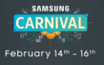 Samsung Carnival (14-16 Feb) Great offers on Samsung Mobiles & Appliances!