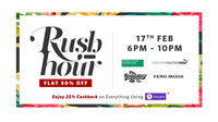 Myntra Rush Hour Sale + Extra 25% instant cashback using Phonepe Wallet- From 6PM-10PM