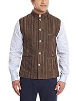 Upto 80% Off on Sobre Estilo Men's Banded Collar Jacket