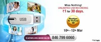 Videocon d2hKhushiyon Ka Weekend Offer- USB Recording