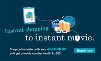 Get a BookMyShow Voucher worth Rs.500 on using American Express ezeClick ID.
