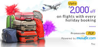 Upto 2000 Off on Flights with every Holiday Bookings - Little App