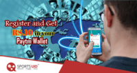 (Offer Stopped Now)SportsUID-Register and get 10₹ Paytm Cash