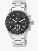 FossilDecker Ch2600i Silver/Black Chronograph Watch