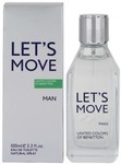 Eau de toilette men united colors of benetton 100 lets move original imadhycqyxzhthjg