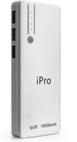 Crazy Deal | iPro IP35 For Smartphones & Tablets IPRO 10000 mAh Power Bank  (White,Grey, Lithium-ion)