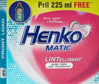 Henko Matic Front Load - 1 kg with Free Pril- 225 ml 