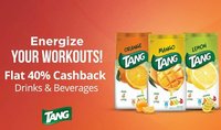 TANG - Flat 40% cash back