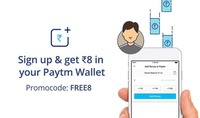 (Live Again) Paytm – Get Rs 8 Free wallet balance on Sign up !!
