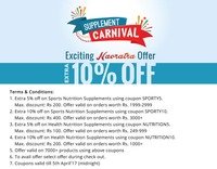 Healthkart navratra offer extra 10% off
