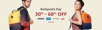  Backpacks Day - 30 to 60% Off on PUMA, WildCraft, American Tourister etc..