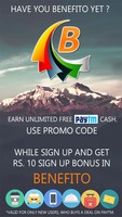 Register & Earn Rs.10 Paytm Sign Up bonus on Benefito App