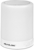 SoundLogic Touchlight Wireless LED Color Changing Rechargeable Bluetooth Speaker Portable Bluetooth Mobile/Tablet Speaker  (White, 2.1 Channel)