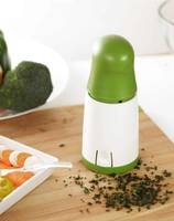 Chrome Herb Grinder Plastic Slicer 