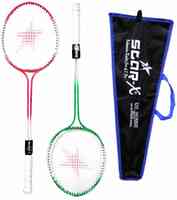 Star X multi-double shaft G4 strung Badminton Racquet 