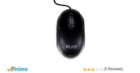 Klick 220 3D Optical Wired Mouse (Black) @76rs
