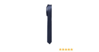 Sorella'z Navy Blue Satin Slim Necktie for Men's