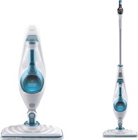 Black & Decker FSMH 1621 230 V 2 in 1 Steam Mop (White/Blue)