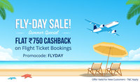 Live Now - Paytm Flat Rs.750 Cashback on Flights Ticket Booking. 