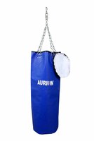 Aurion 1515 Canvas Boxing Bag with Chain, 48-inch (Red/Blue)