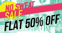 No Sweat Sale on Jabong | 14th to 16th April - Flat 50% Off on Many Brands! + 5% SBI Card discount