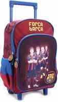 FCB The Football MachineTFM2004 Trolley Backpack (Blue, Pink) 