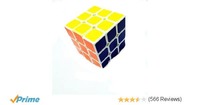 Magic Cube 3x3x3 White Stickerless Rubik's Cube