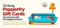 Pepperfry gift card @ 10% off