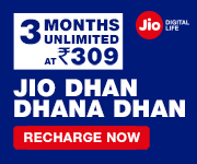 Reliance JIO launched New First Recharge Plans with long validity