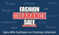 Paytm Fashion clearance Sale (27 - 30 april)