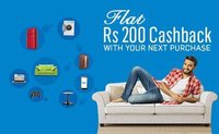 Flat Rs 200 Paytm Cashback With Your Next Purchase on Quikr