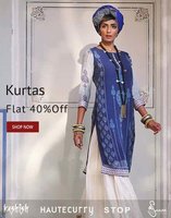 Flat 40% off on kurtas