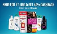 Daily essentials: Shop for 1999 & get 40% cashback (upto 100% cashback every hour)
