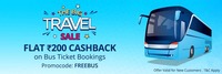 100% cashback upto ₹200 on first bus ticket booking